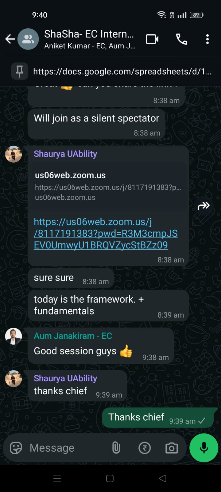 Client conversation 10