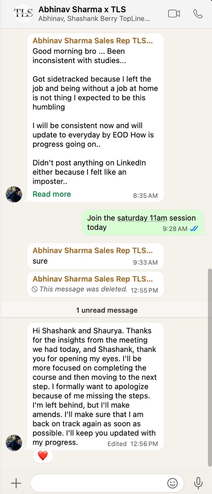 Client conversation 109