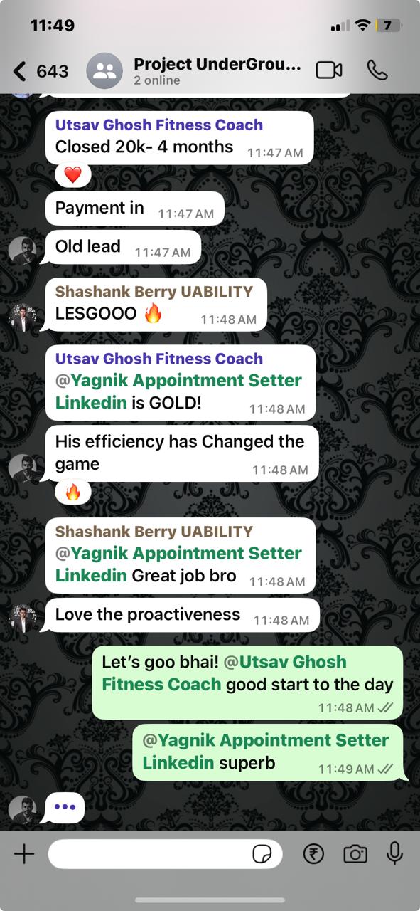 Client conversation 30