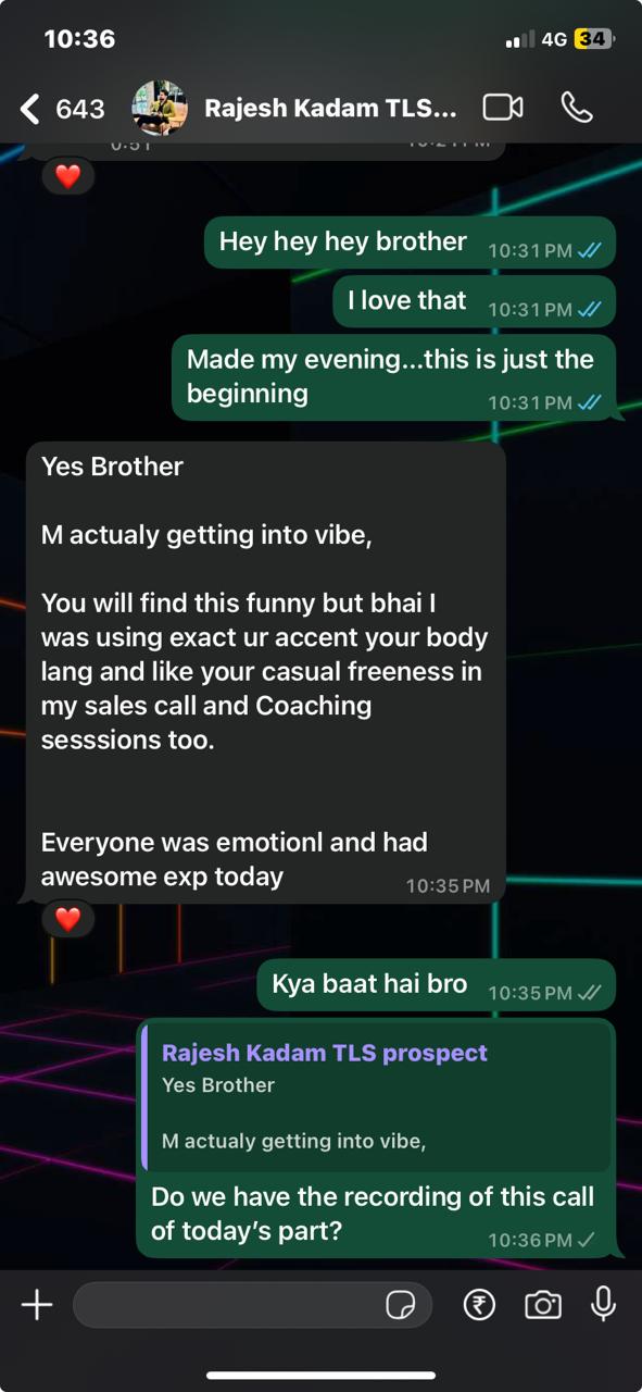 Client conversation 6