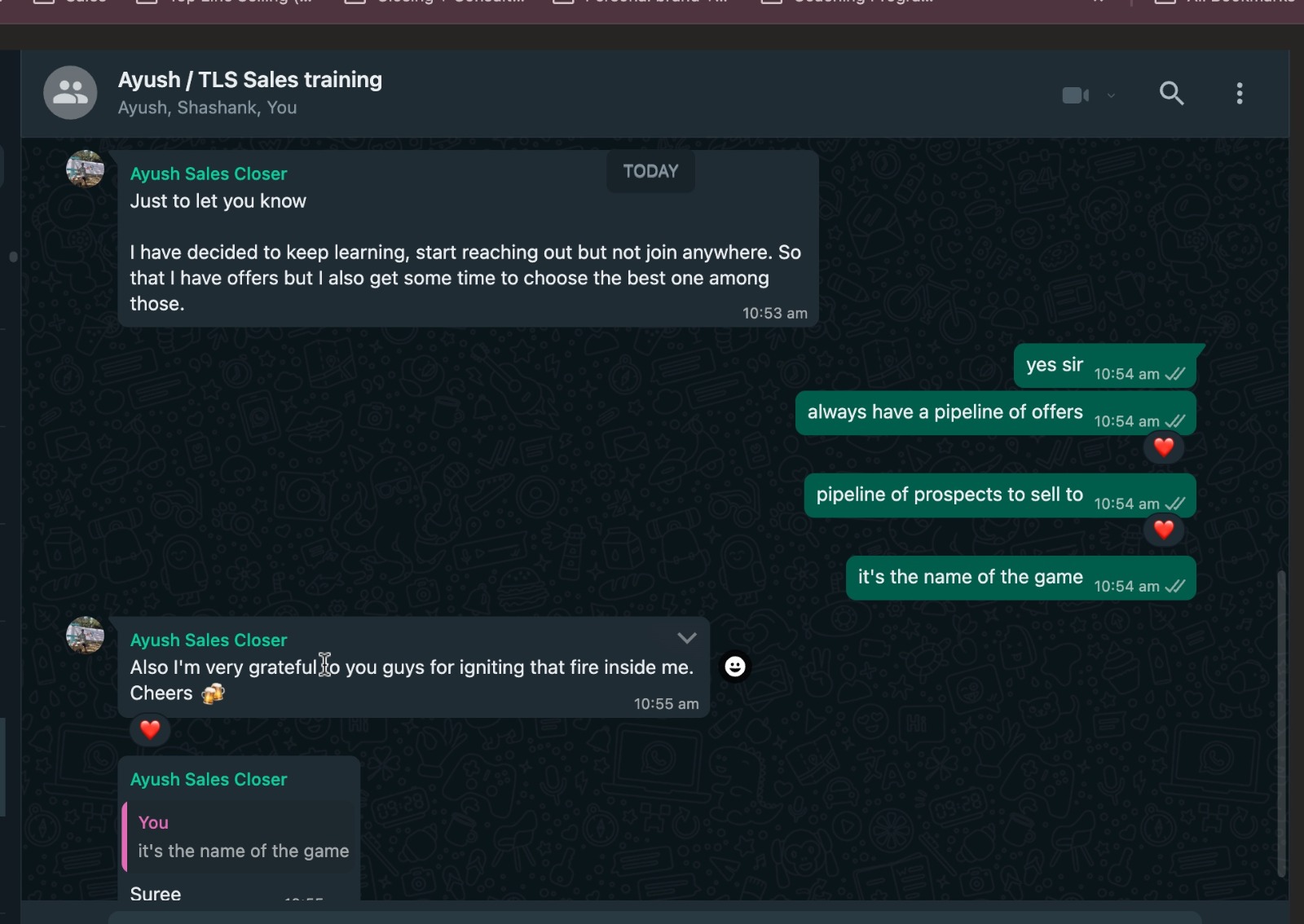 Client conversation 36