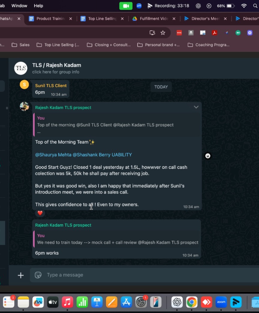 Client conversation 42