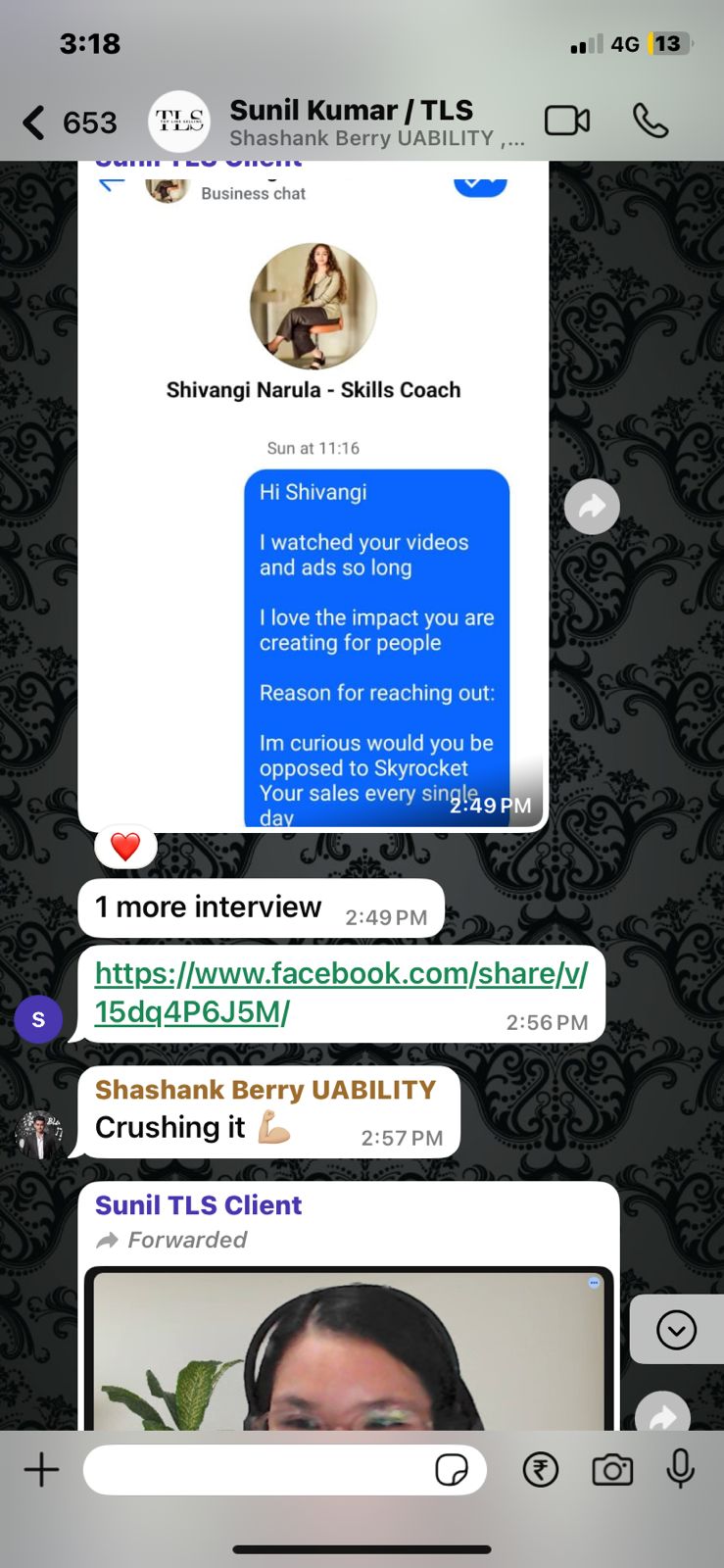 Client conversation 43
