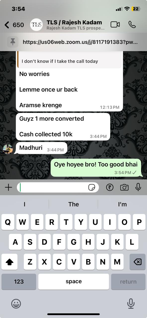 Client conversation 46
