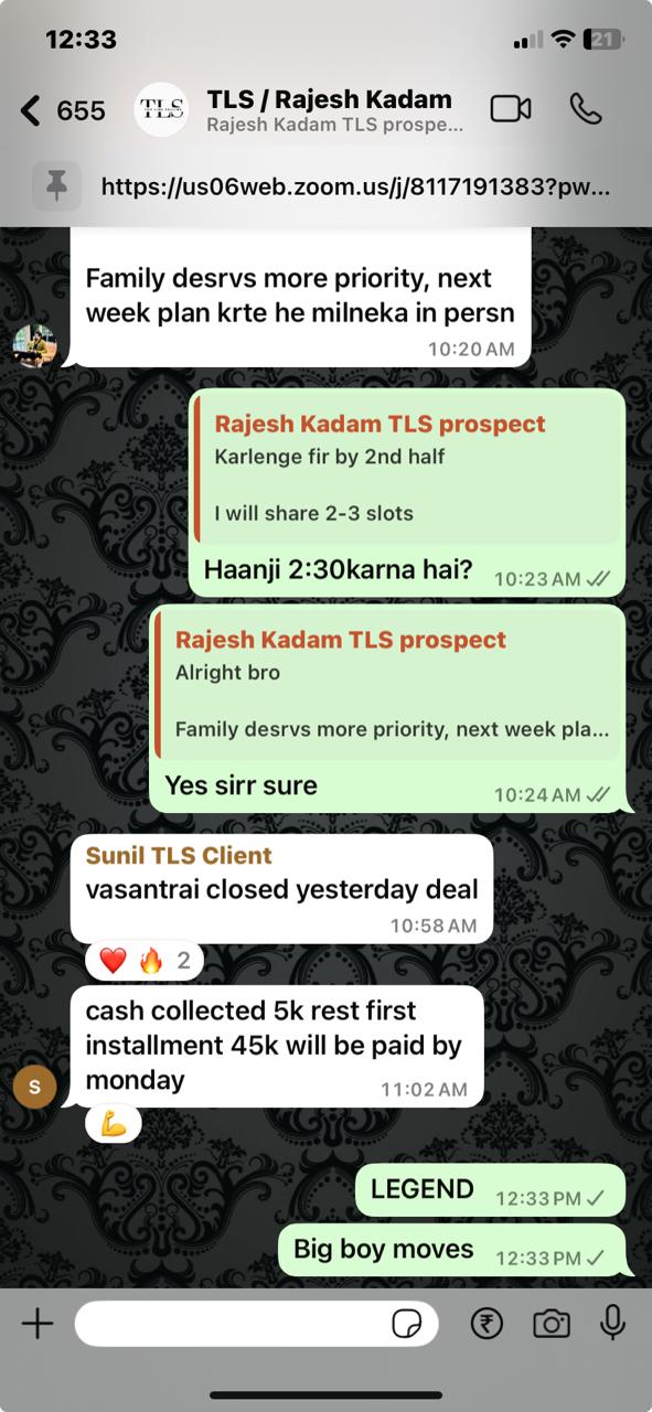 Client conversation 47