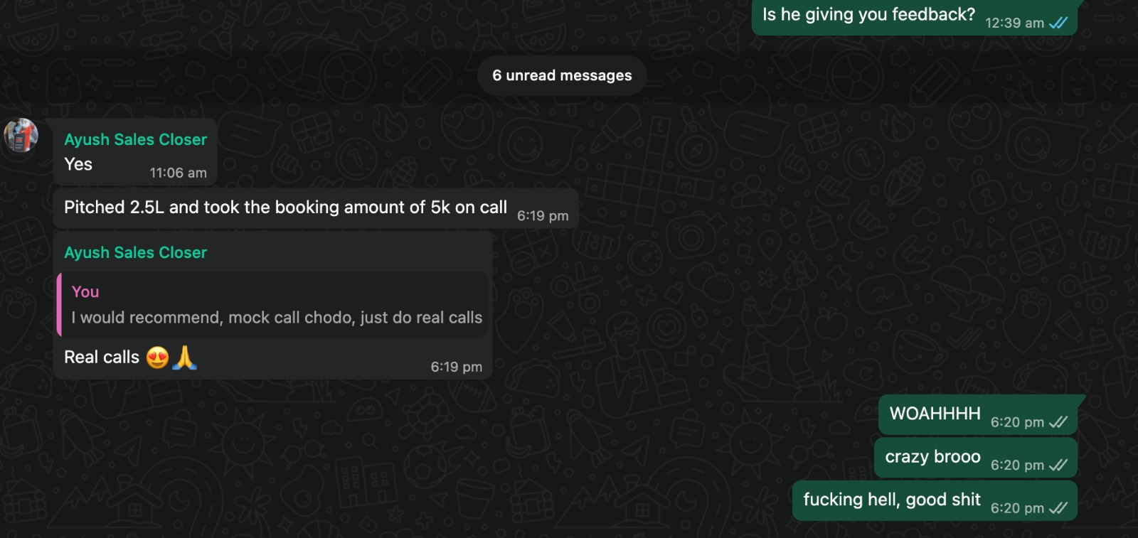 Client conversation 56
