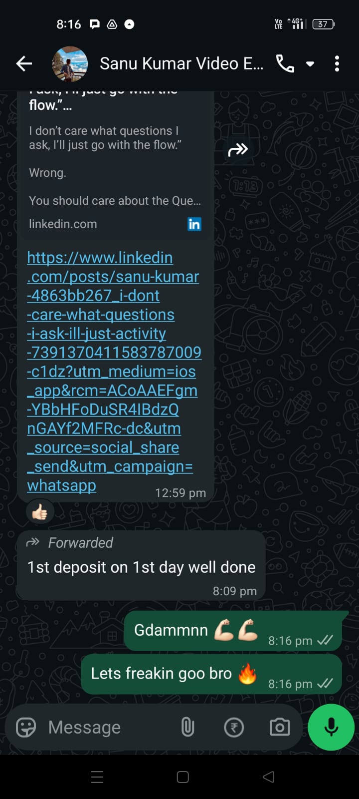 Client conversation 74