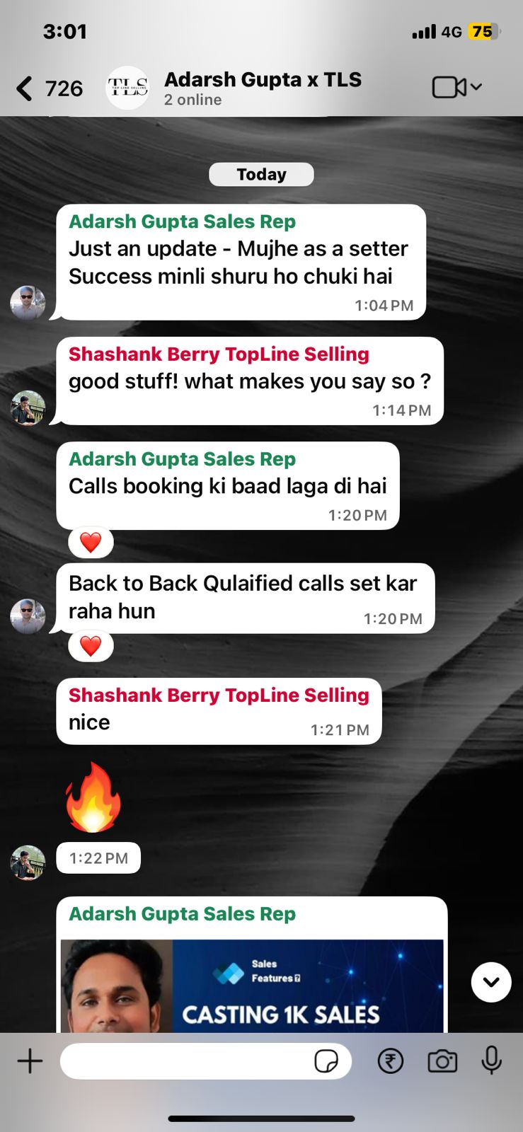 Client conversation 77
