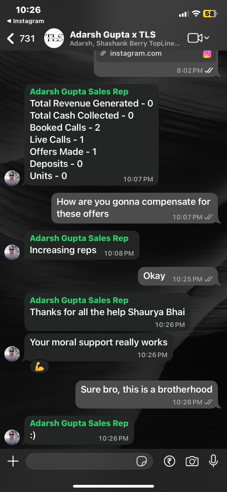 Client conversation 78