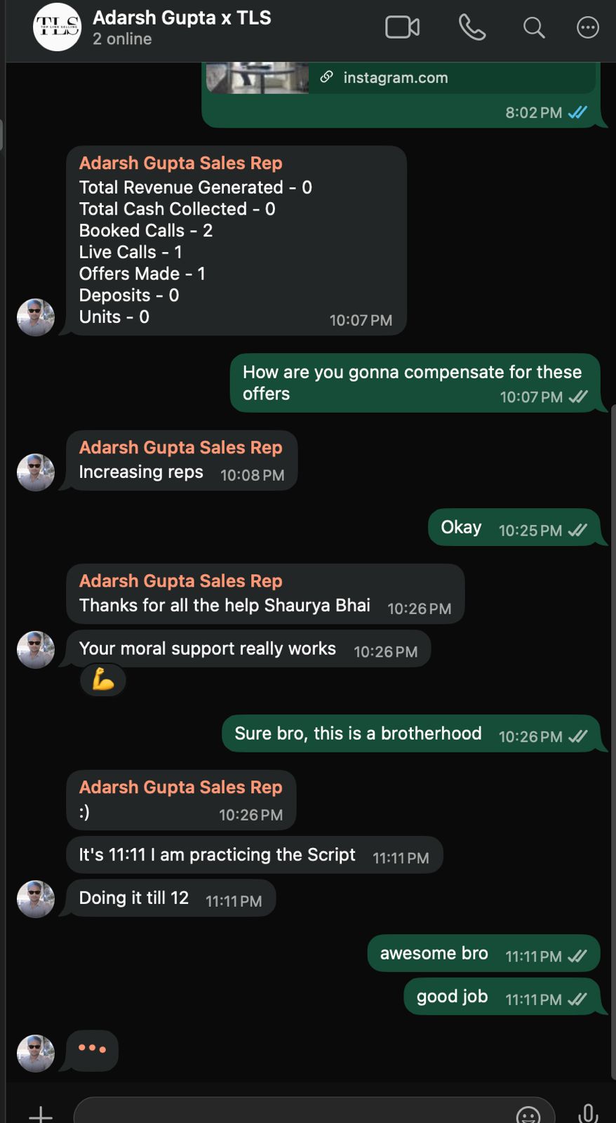 Client conversation 80