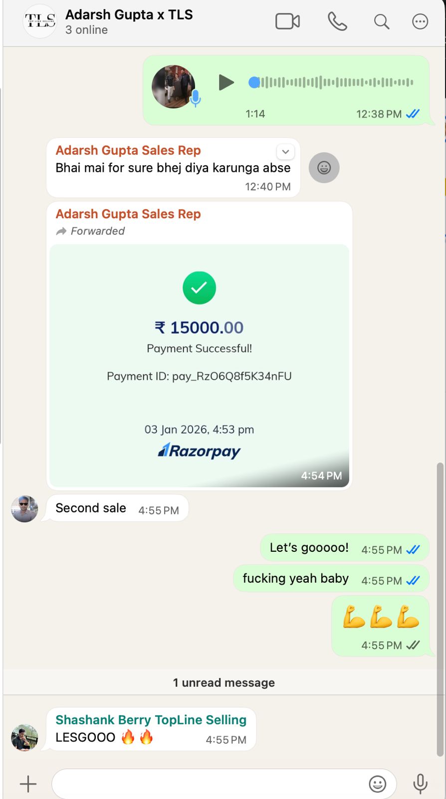 Client conversation 83