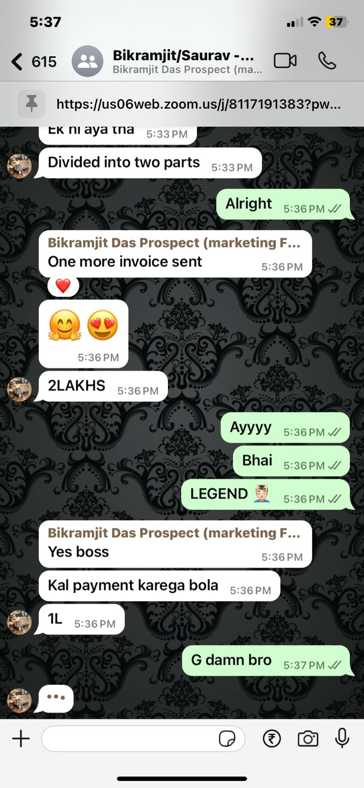 Client conversation 9